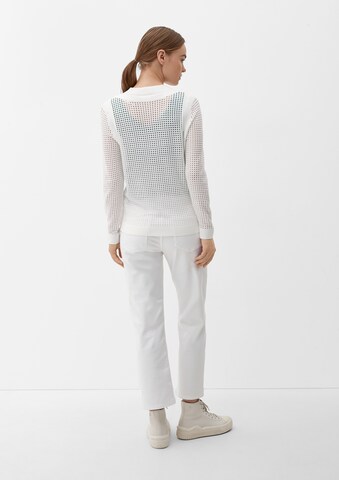 Pull-over s.Oliver en blanc