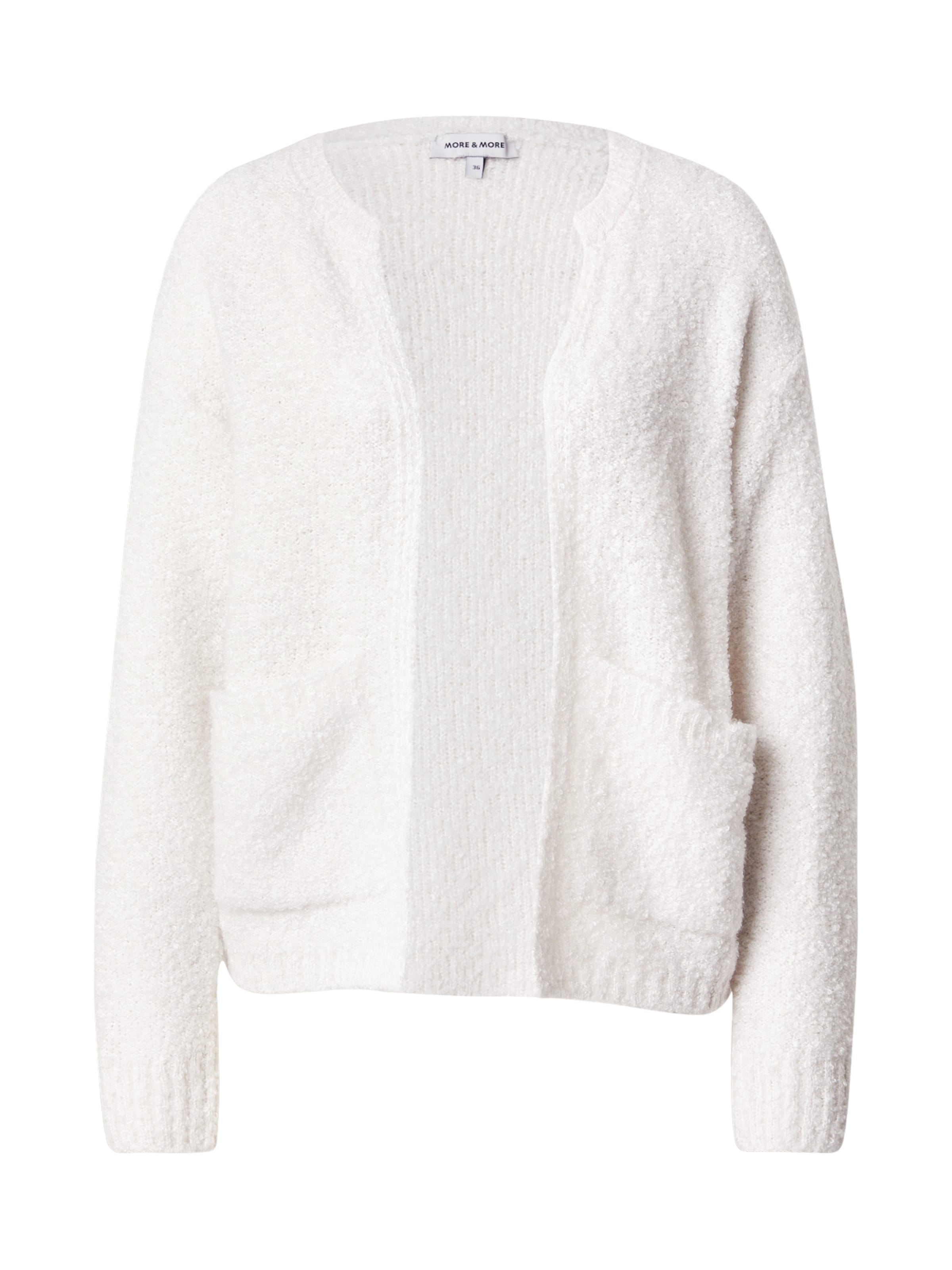 MORE & MORE Kardigán - Biela: predná strana