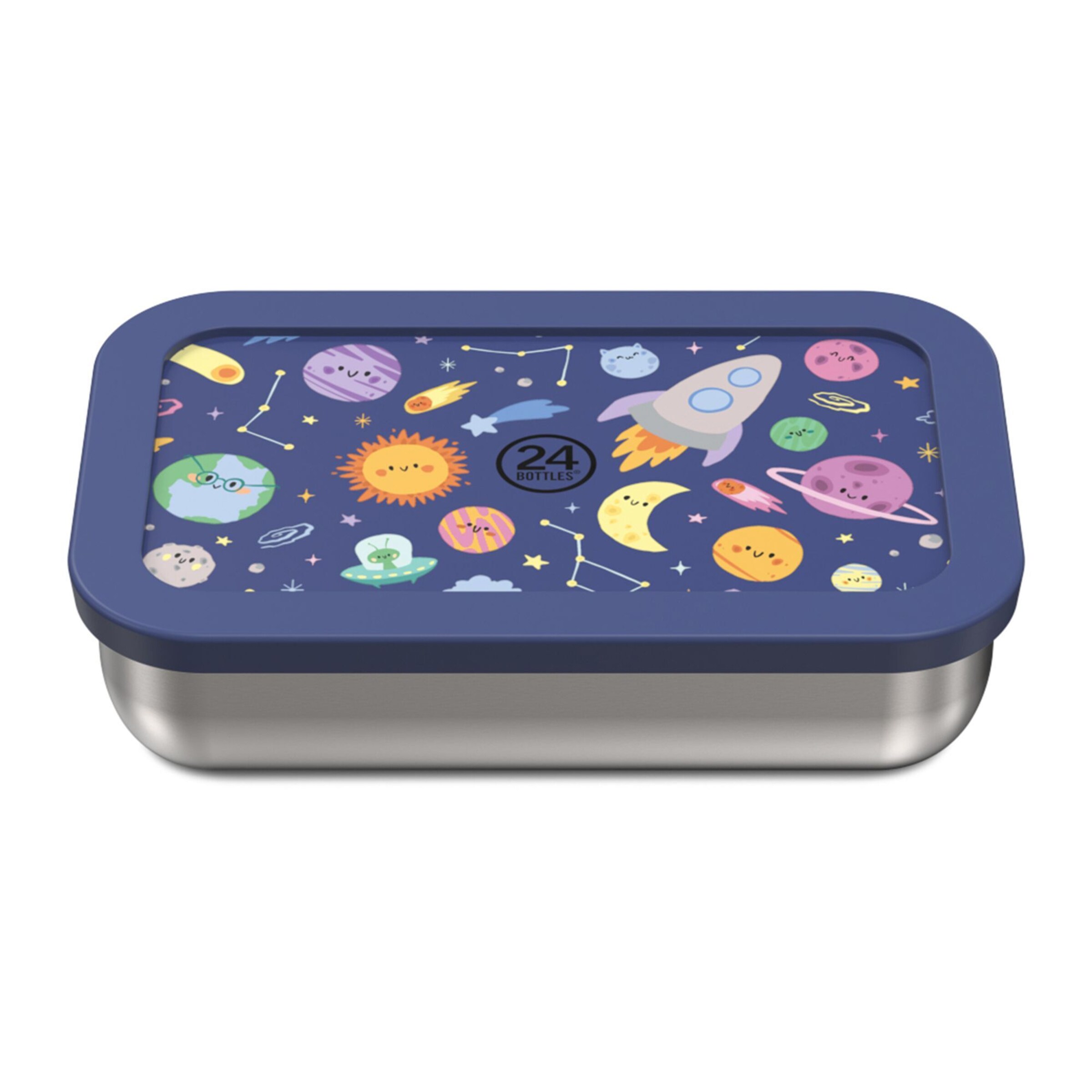 Récipient de stockage 24Bottles en violet : devant