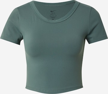 T-shirt fonctionnel 'ONE' NIKE en vert : devant