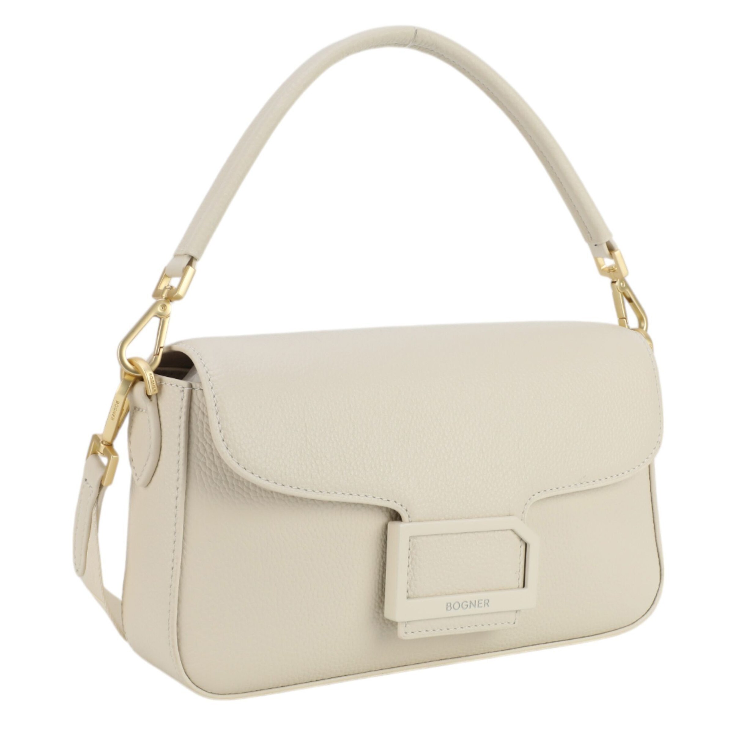 Borsa a spalla 'Pontresina Neve Nera' di BOGNER in beige