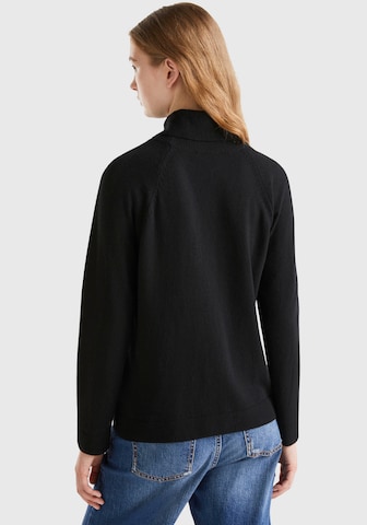 UNITED COLORS OF BENETTON Pullover in Schwarz
