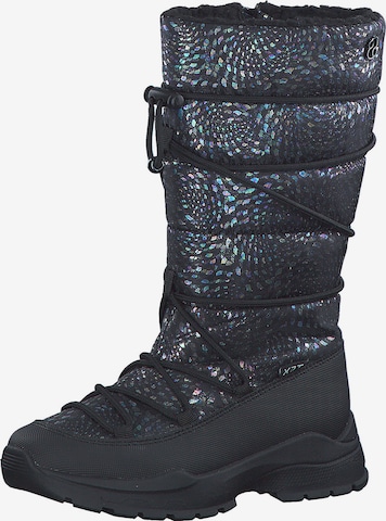 s.Oliver Snow Boots in Black: front