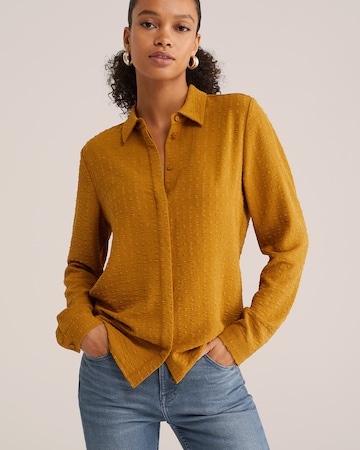 WE Fashion Pusero värissä keltainen: etupuoli
