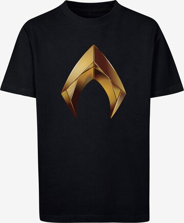 ABSOLUTE CULT Shirt 'Aquaman' in Zwart: voorkant
