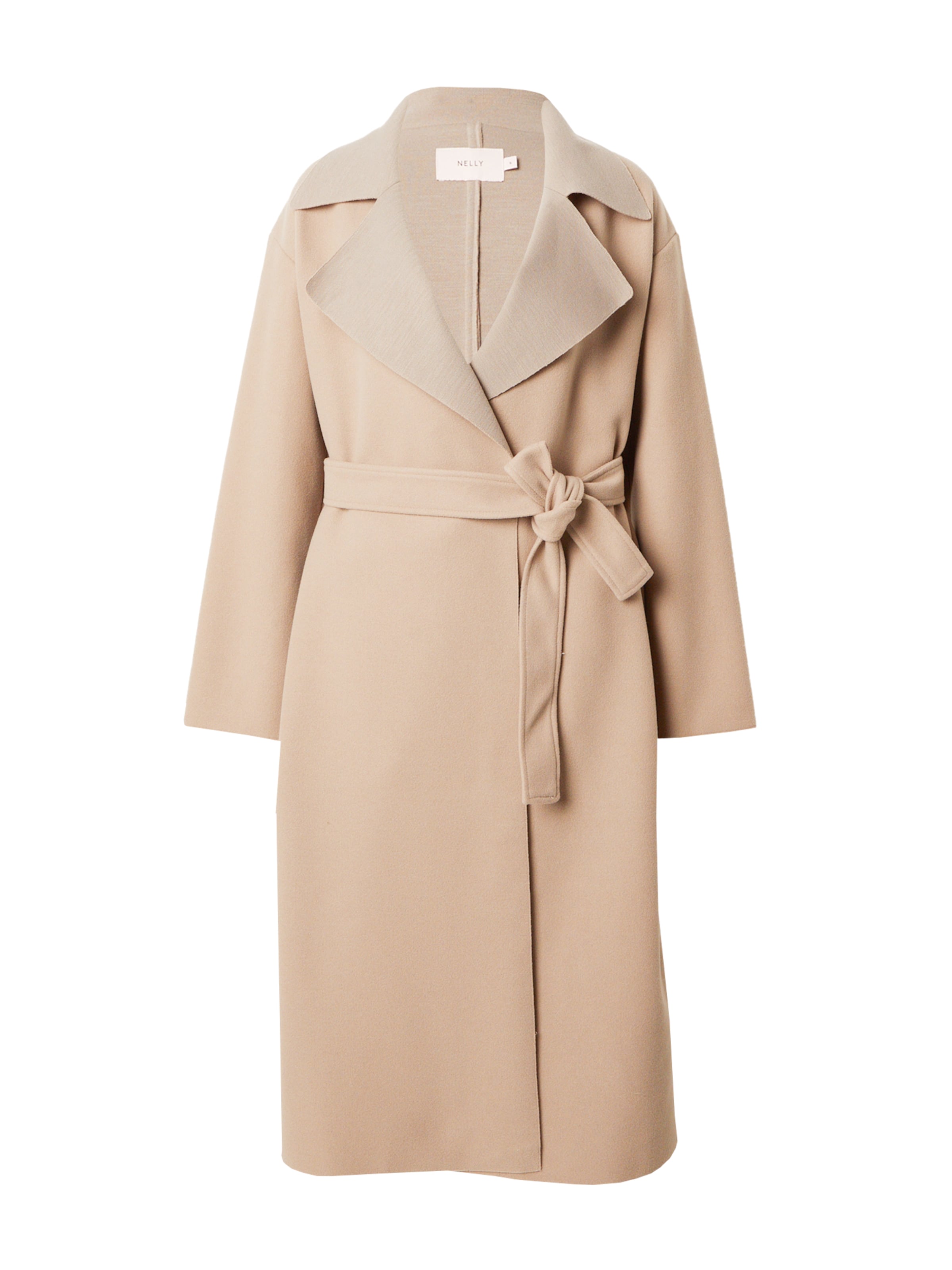 NLY by Nelly Tussenmantel in Beige: voorkant