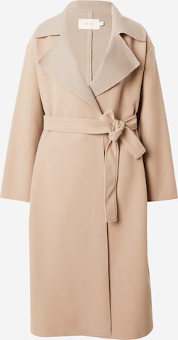 NLY by Nelly Between-seasons coat in Beige: front