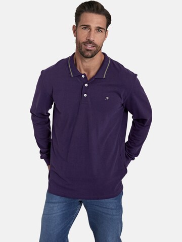 T-Shirt ' Ellis ' Jan Vanderstorm en violet : devant
