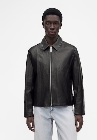 HUGO Between-season jacket 'Liro' in Black: front