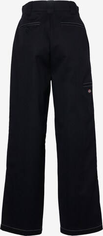 DICKIES Wide Leg Hose in Schwarz