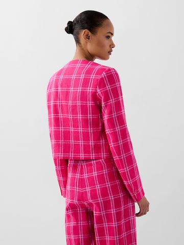 Scalpers Linen Check Blazer ' ' in Rot