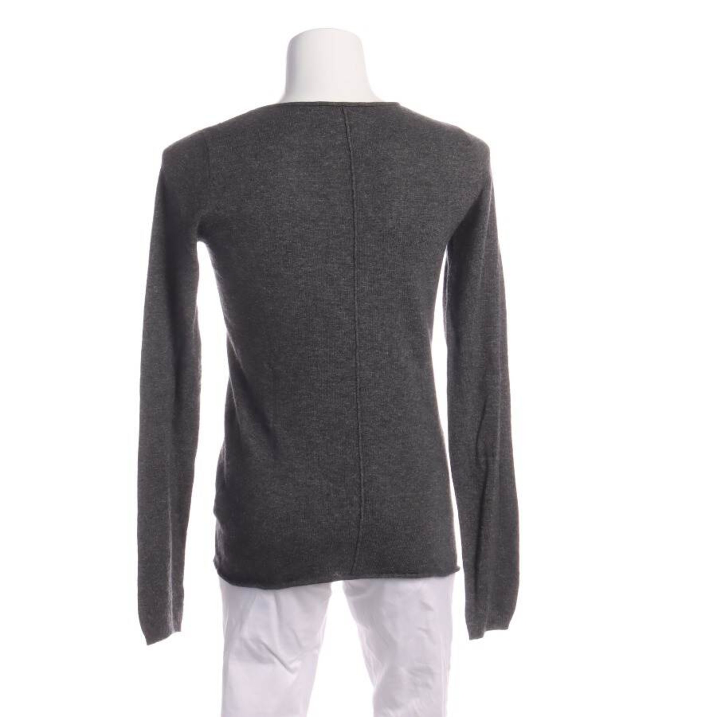 DELICATELOVE Pullover / Strickjacke S in Grau