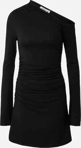 WEEKDAY Šaty 'Erin' - Čierna: predná strana