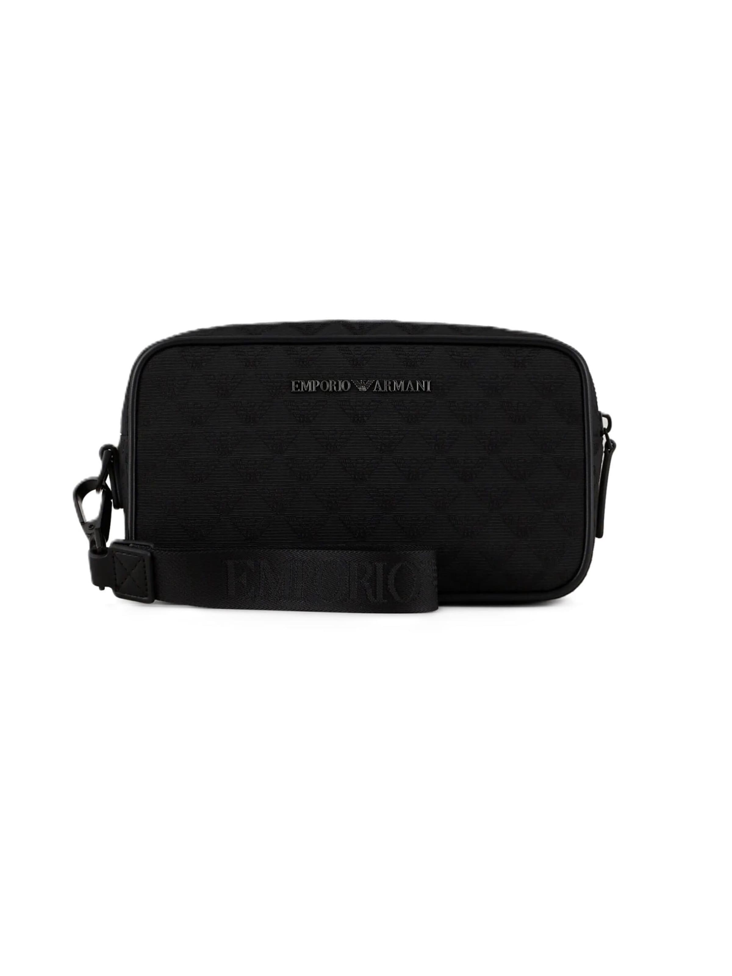 Nécessaire 'Y4R356 Y022V' di Emporio Armani in nero: frontale