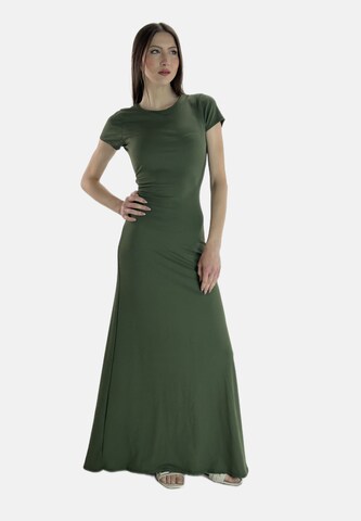 Elara Kleid in Grün: Vorderseite