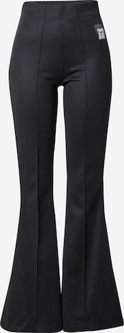 ADIDAS SPORTSWEARFlared/zvonoliki kroj Sportske hlače 'Karlie Kloss' - crna boja: prednji dio