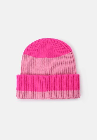 Unio Hamburg Beanie 'Mika Stripe' in Pink