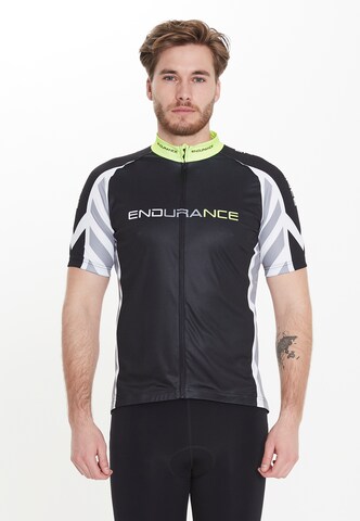 ENDURANCE Jersey 'Parmer M Cycling' in Black: front