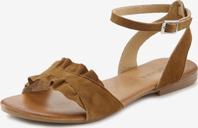 Sandalai iš LASCANA, spalva – kupranugario, Prekių apžvalga