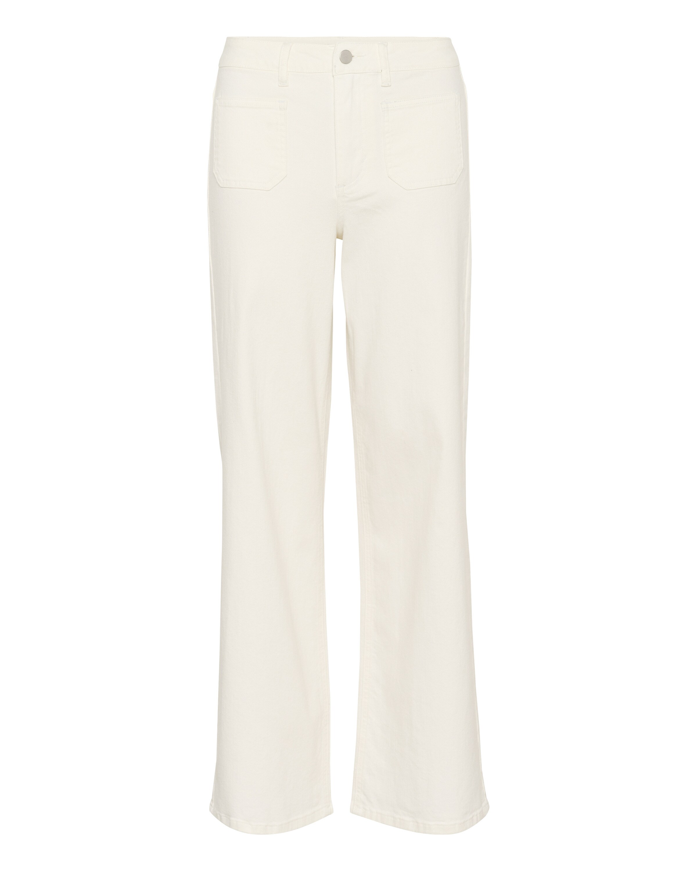 Kaffe Regular Jeans 'Jeans 'Karla' in Wit: voorkant