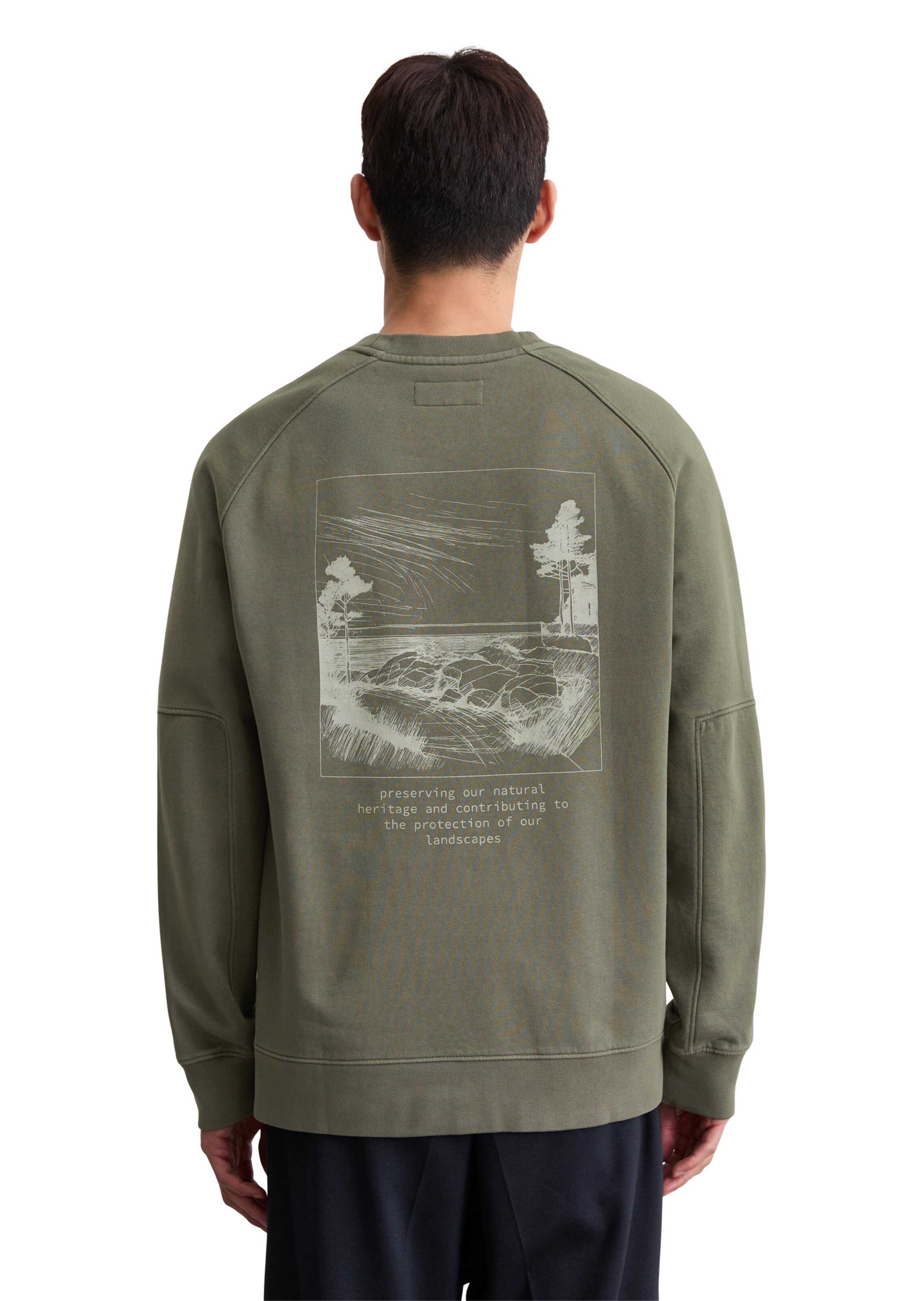 Marc O'Polo Sweatshirt in Green