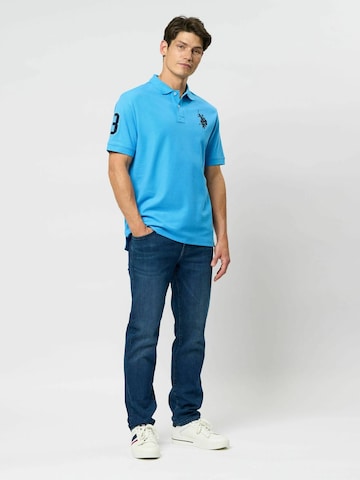 U.S. POLO ASSN. Shirt 'Alfredo' in Blauw