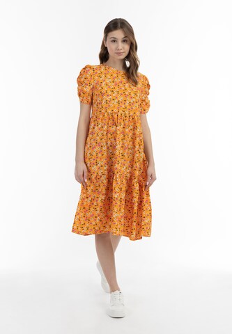 MYMO Summer Dress in Orange: front