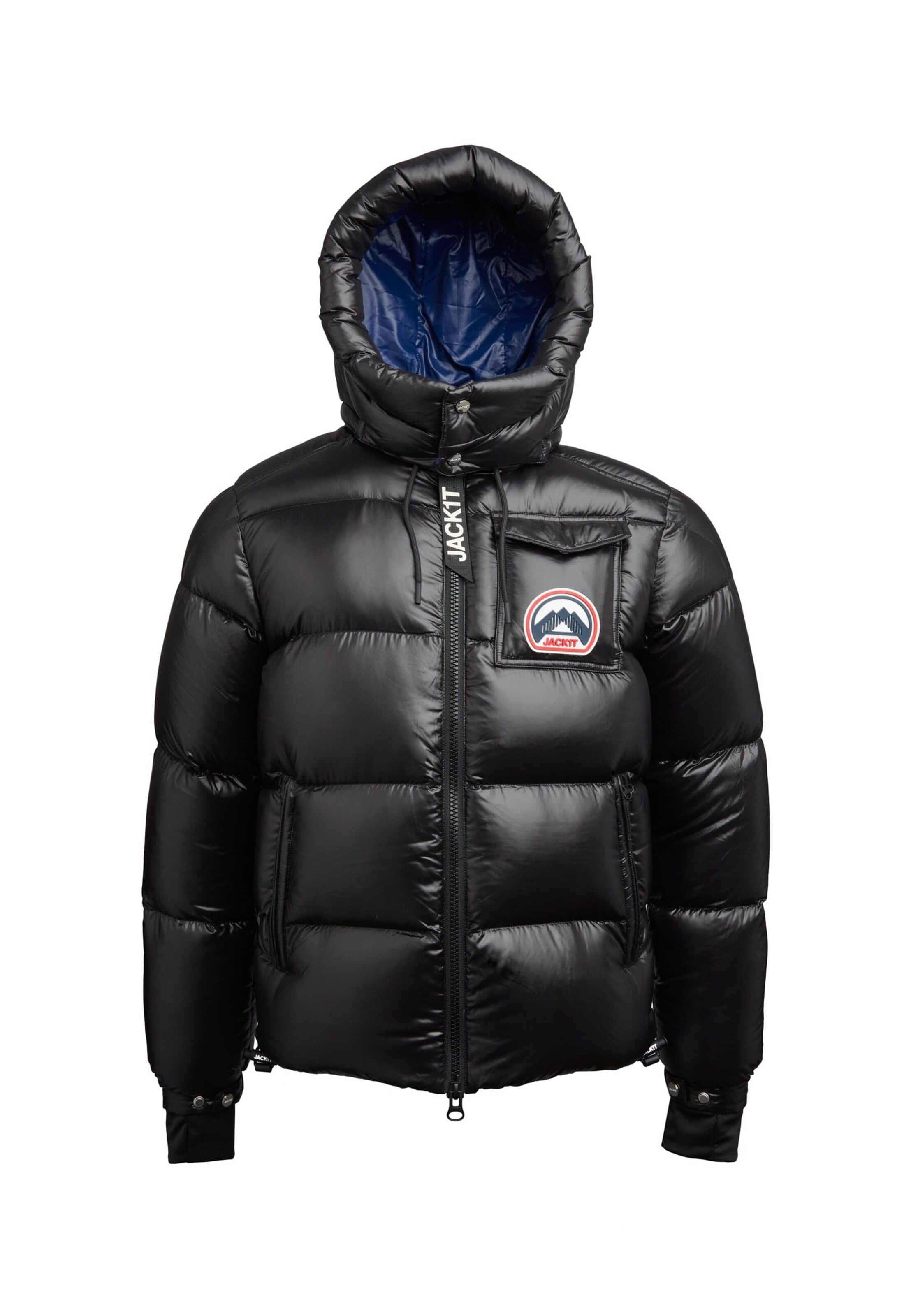 JACK1T Winter Jacket 'Front Runner' in Black: front