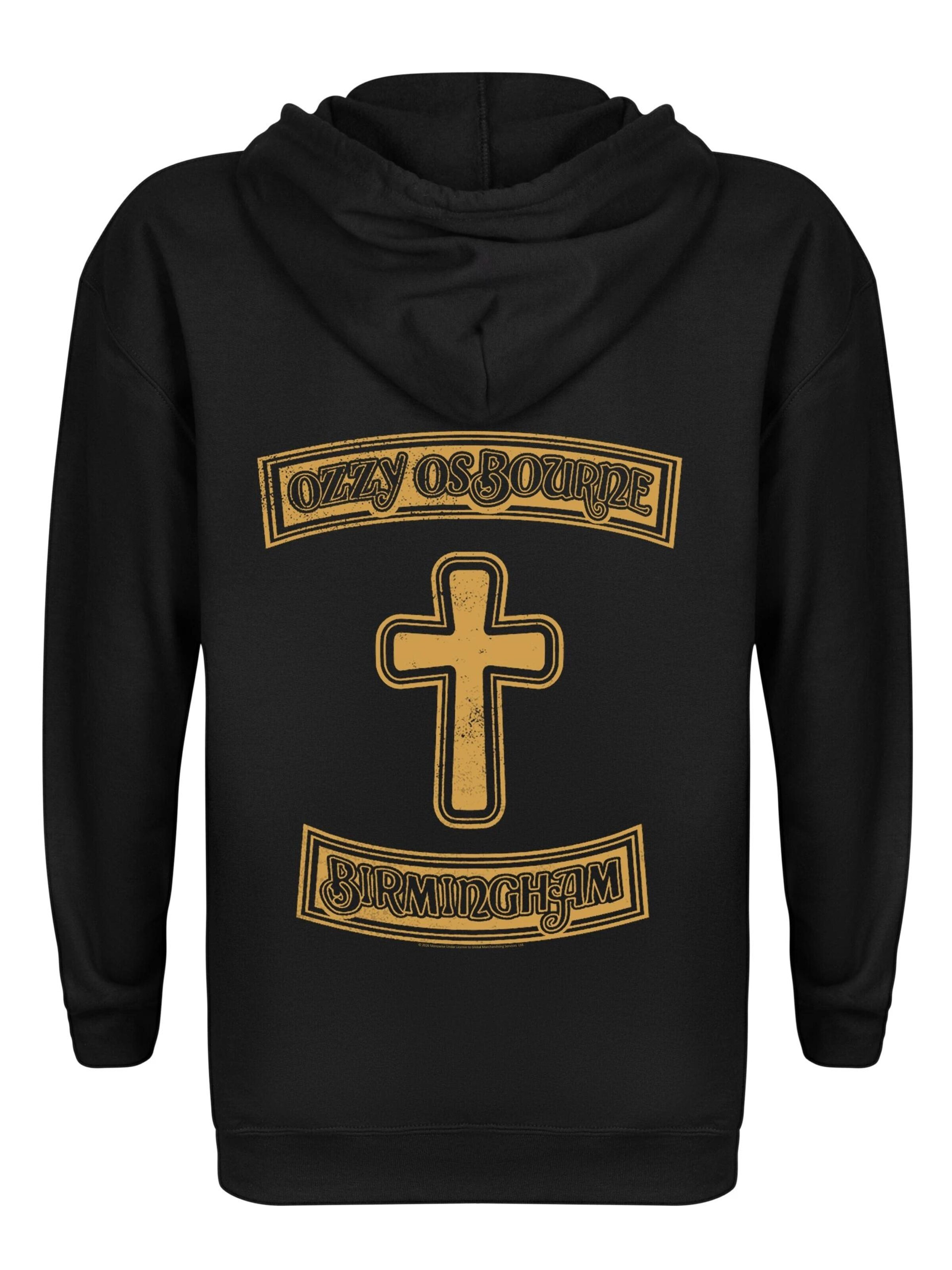 Giacca di felpa 'Ozzy Osbourne Ozzy from Birmingham' di Rockshirts in nero