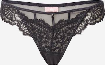 Hunkemöller Stringit 'WHITNEY' värissä musta: etupuoli