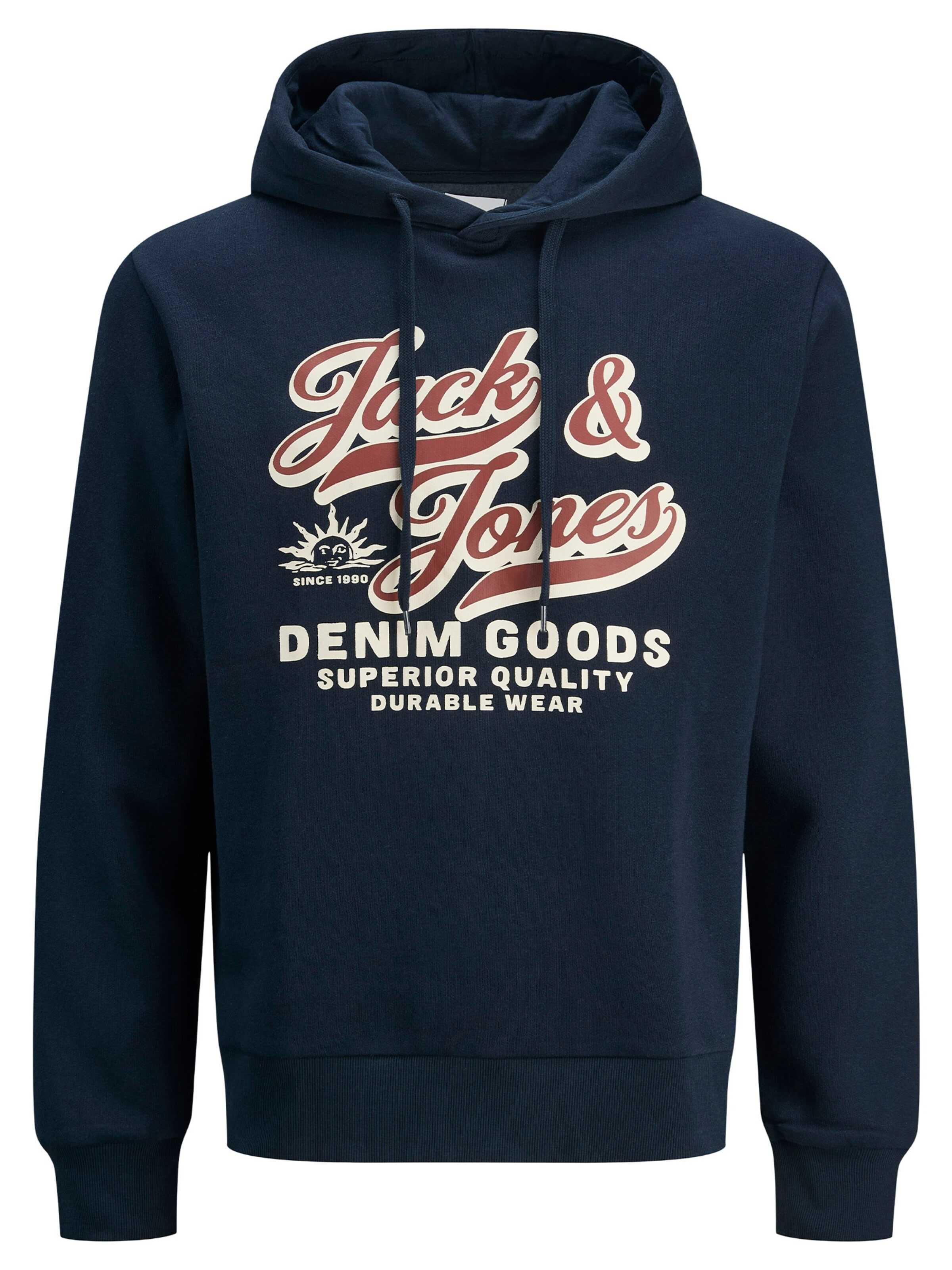 JACK & JONES Sweatshirt 'Logo' in Blue: front
