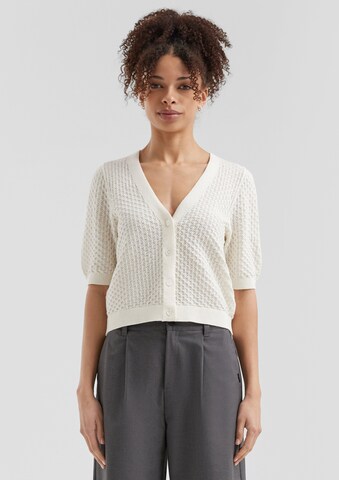 QS Gebreid vest in Beige: voorkant