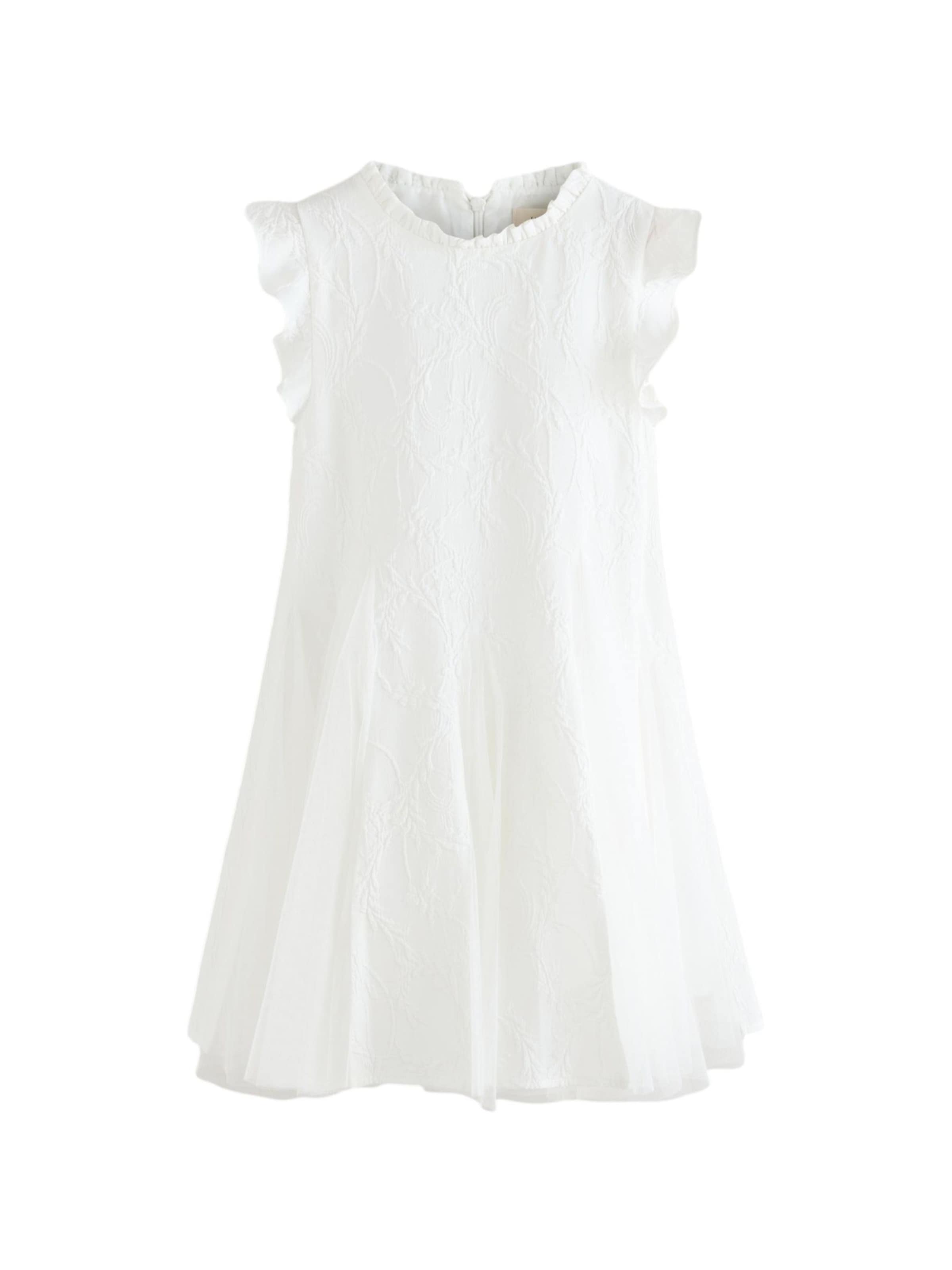 LAURA ASHLEY Jurk in Wit: voorkant