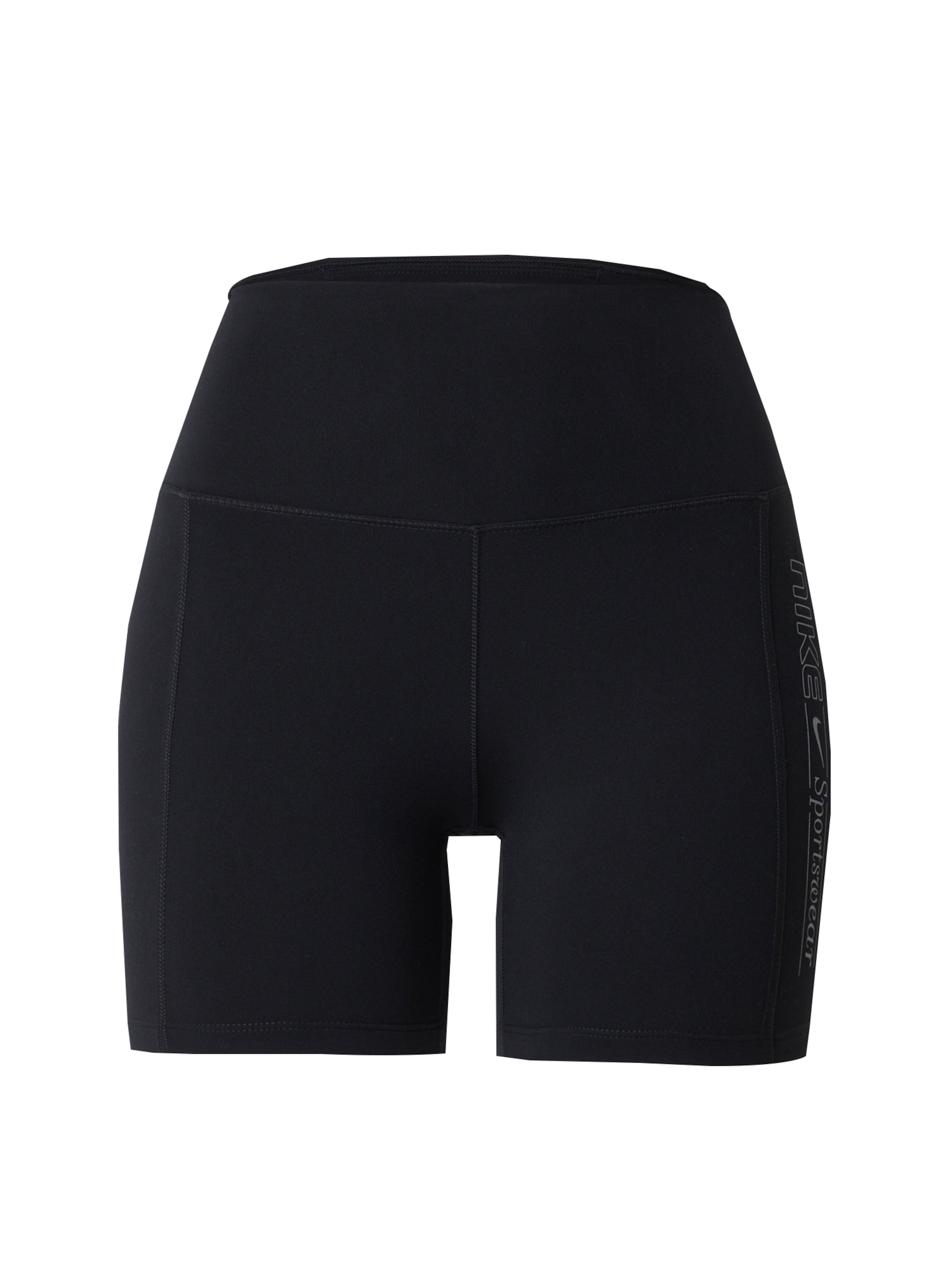 Skinny Pantalon de sport 'ONE' NIKE en noir : devant