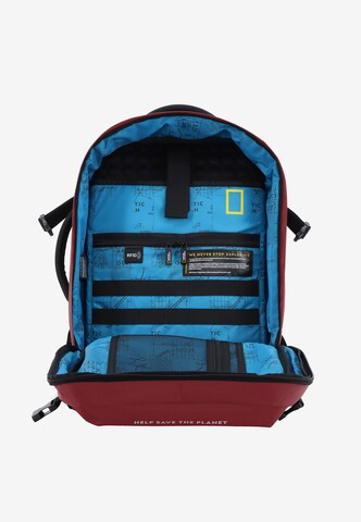 National Geographic Backpack 'OCEAN' in Red