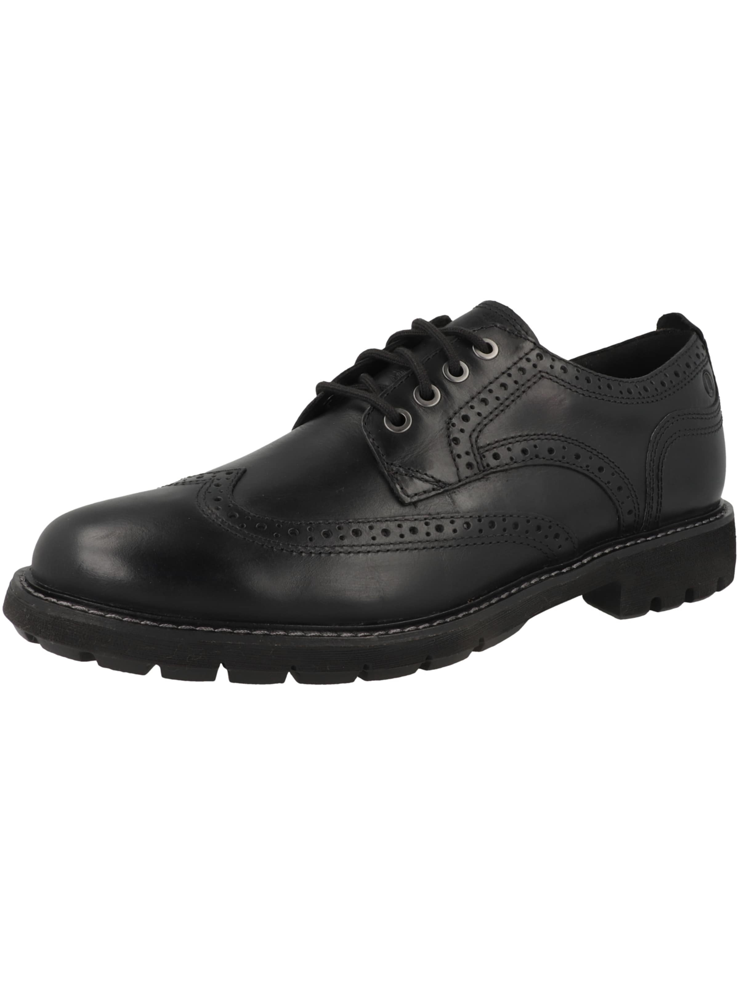 CLARKS Lace Up Shoes Batcombe Far in Black ABOUT YOU