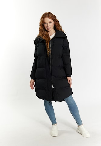 Manteau d’hiver DreiMaster Maritim en noir : devant