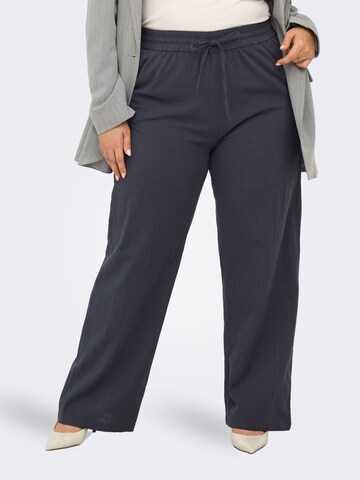 ONLY Carmakoma Loosefit Bukser 'CARTizana' i blå: forside