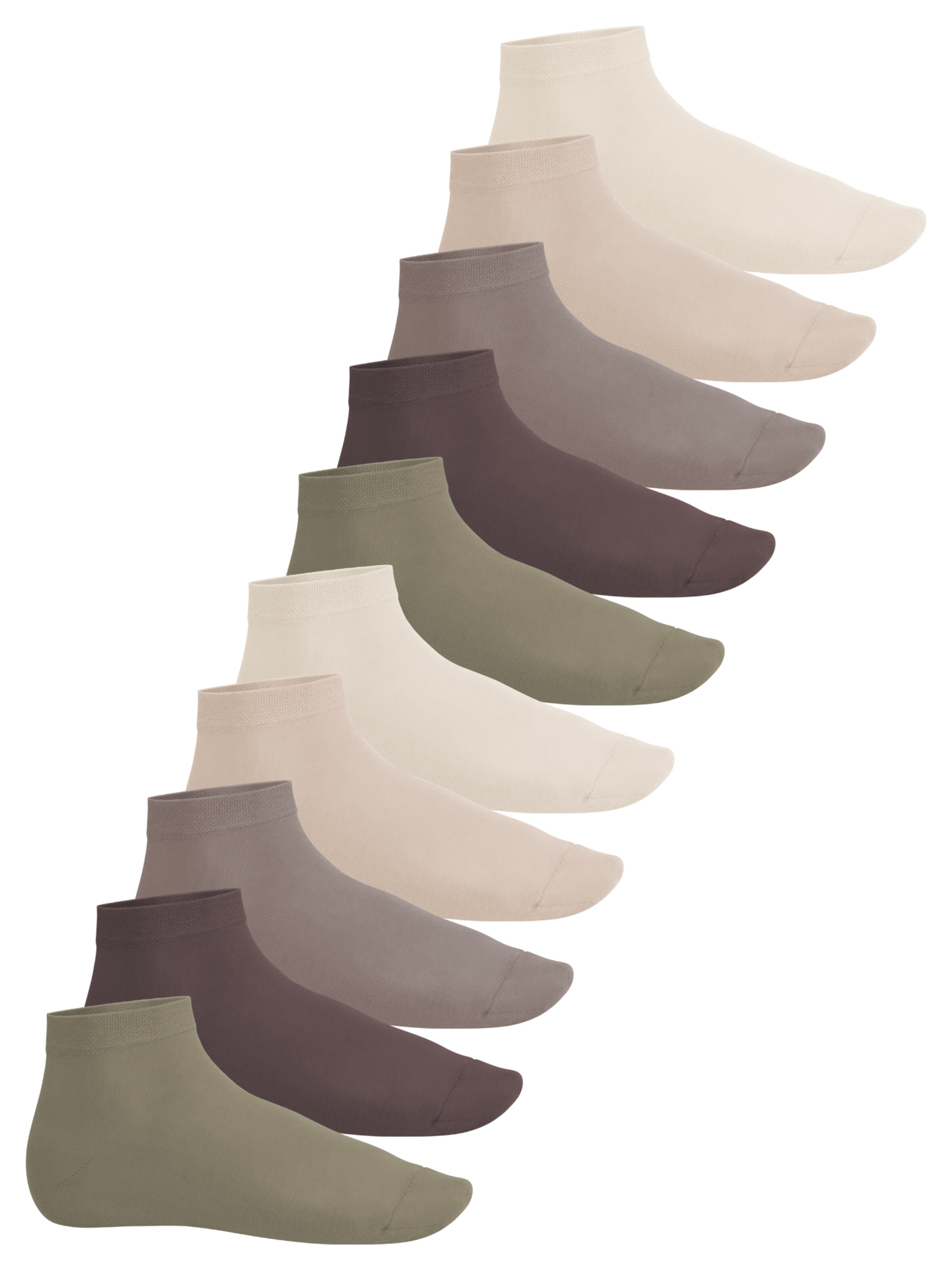 footstar Socken 'EVERYDAY!'‌‌‌ in Beige: Vorderseite