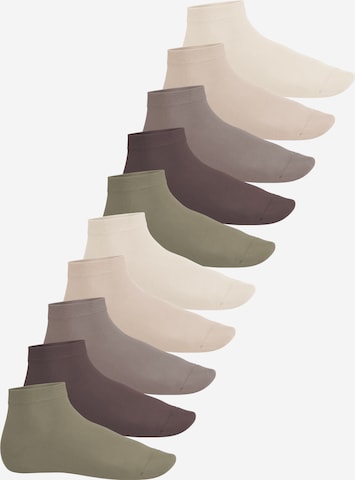 footstar Socken 'EVERYDAY!' in Beige: Vorderseite