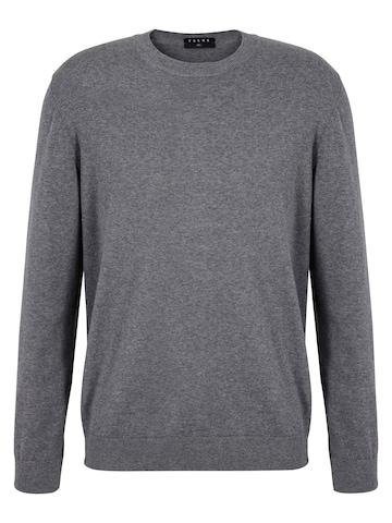 FALKE Sweater 'Pure Cotton' in Grey: front