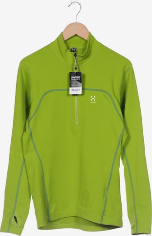 Haglöfs Sweatshirt & Zip-Up Hoodie in S in Green: front