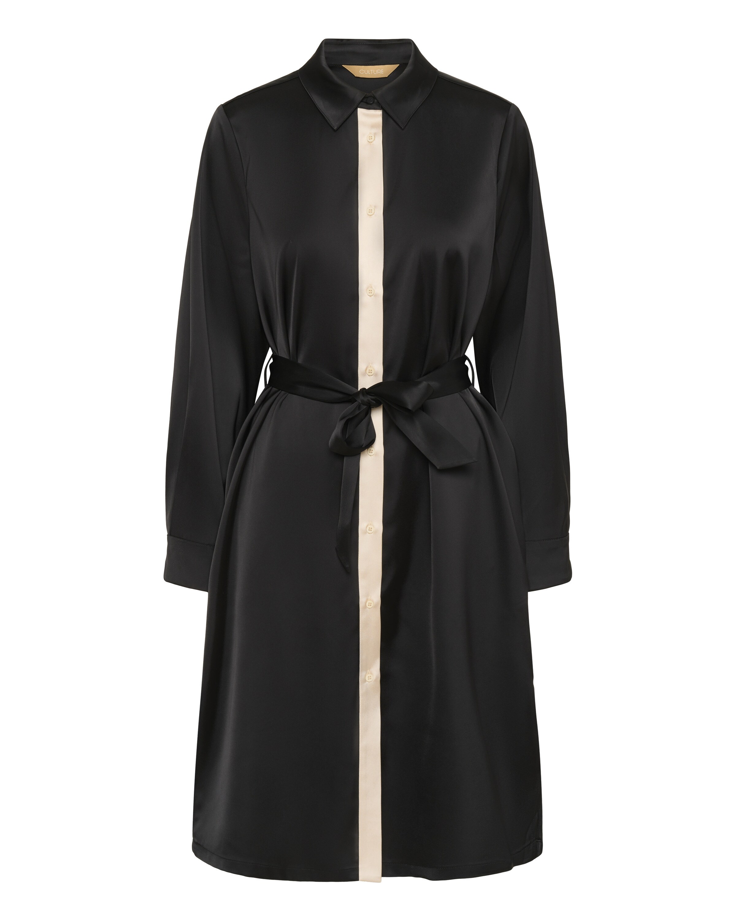 CULTURE Blusekjole 'CUAnnabelle' i sort: forside