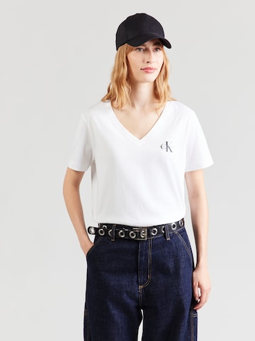 Calvin Klein Jeans T-shirt i blå: framsida