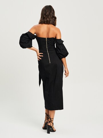 Robe 'LIZZI' BWLDR en noir : derrière