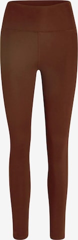 Girlfriend Collective Leggings in Bruin: voorkant