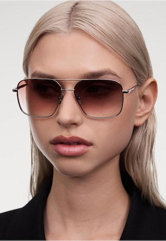 Lunettes de soleil 'Aviator' CHIMI en argent