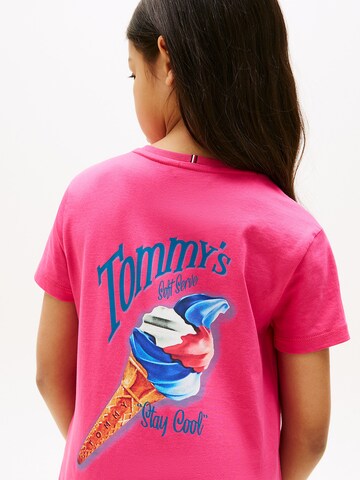 T-Shirt TOMMY HILFIGER en rose