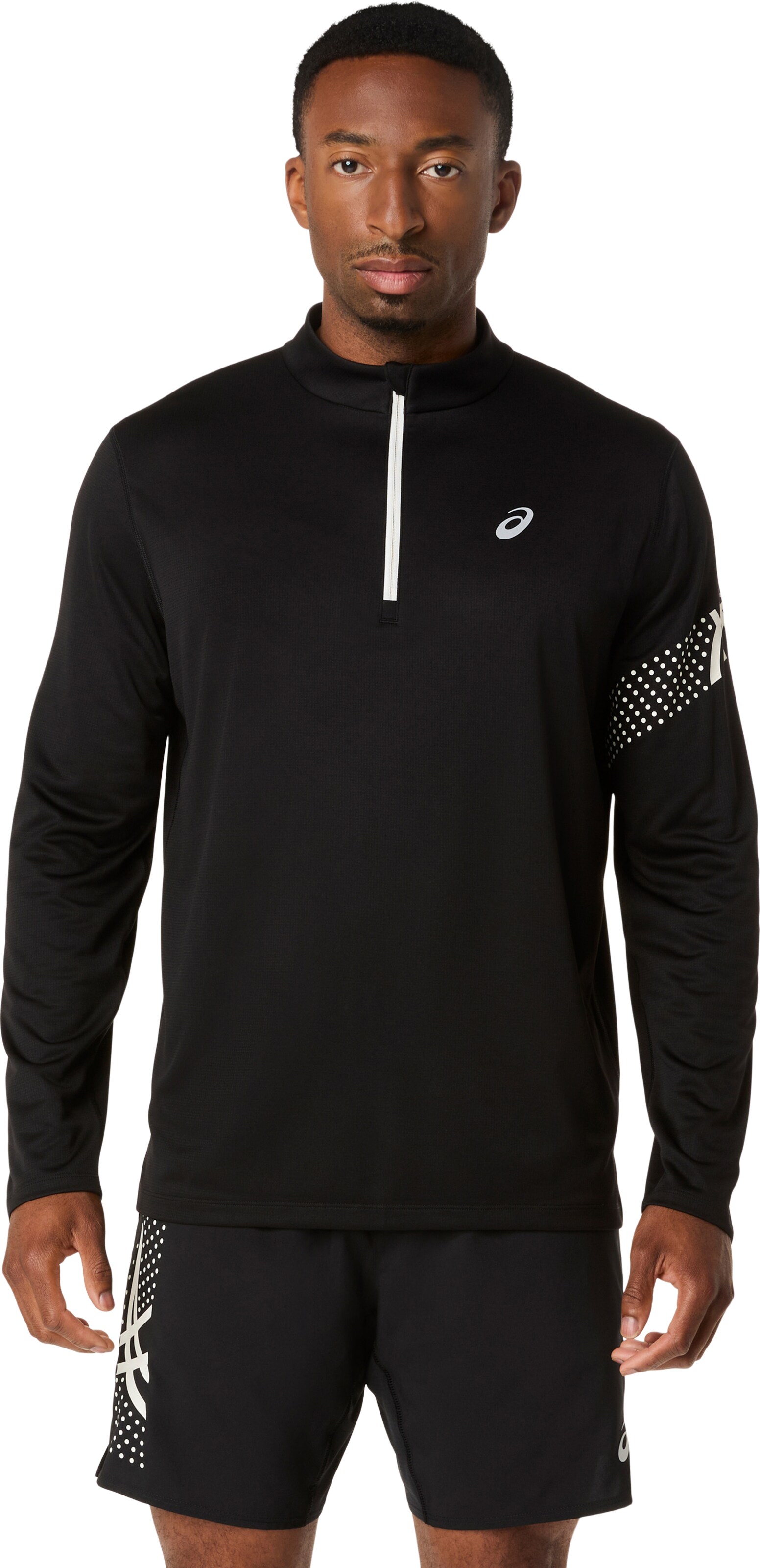 ASICS Shirt in Schwarz: Vorderseite