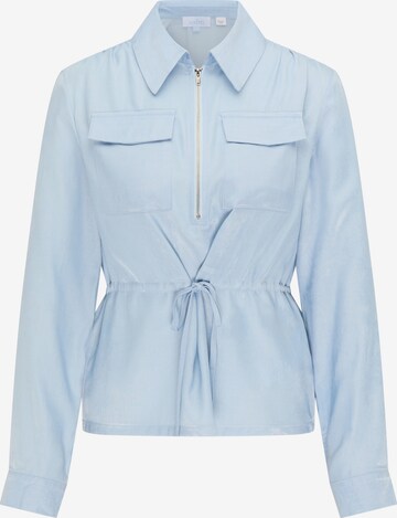 usha BLUE LABEL Blouse in Blauw: voorkant